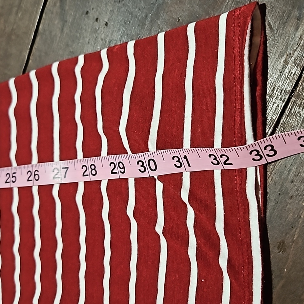 Loveapella | Striped Knit Swing Style Dress - Picture 8 of 8
